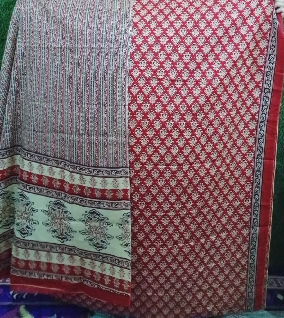 Red Maroon Color Joypuri Pattel
