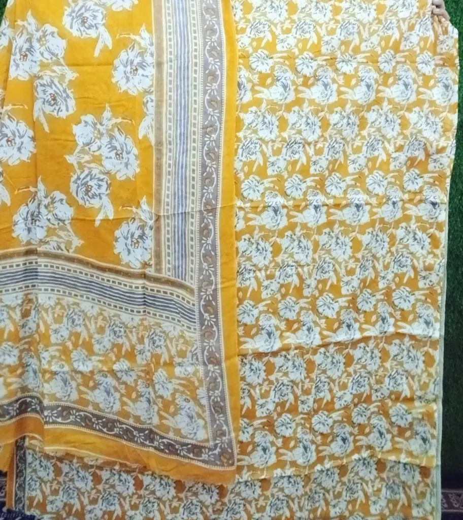 Mustard Color Joypuri Pattel