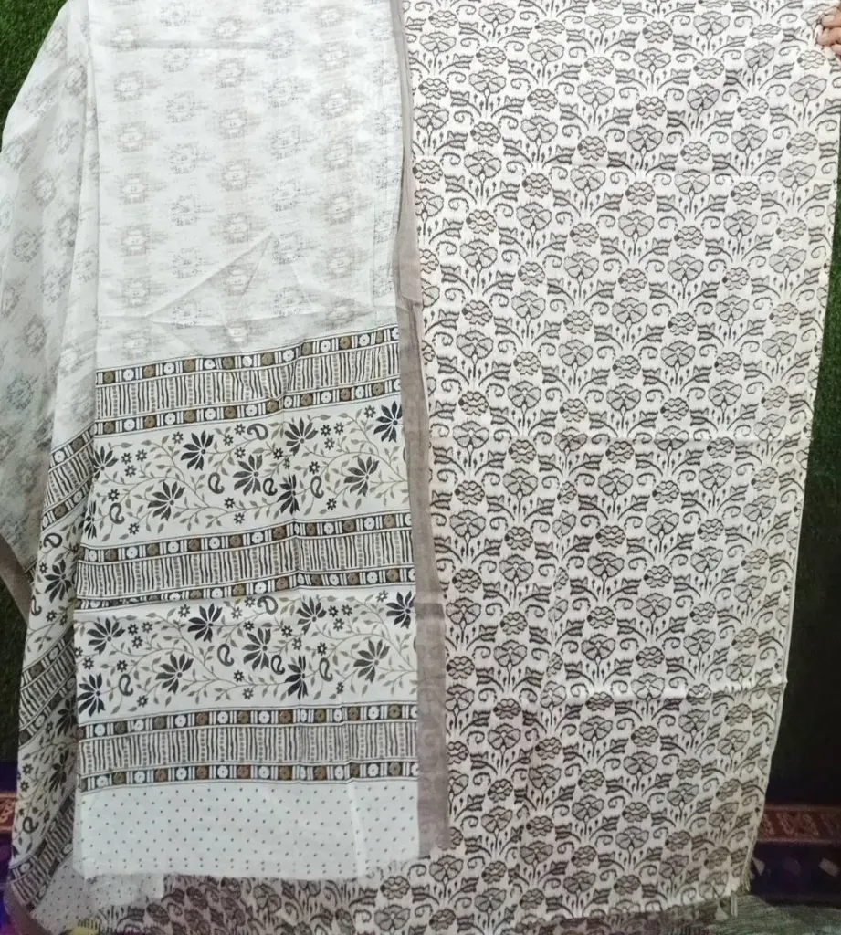 Cream Color Joypuri Pattel